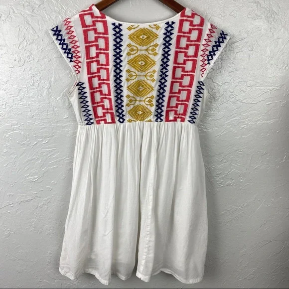 Romeo & Juliet Couture boho embroidered empire waist tunic XS - Picture 8 of 12